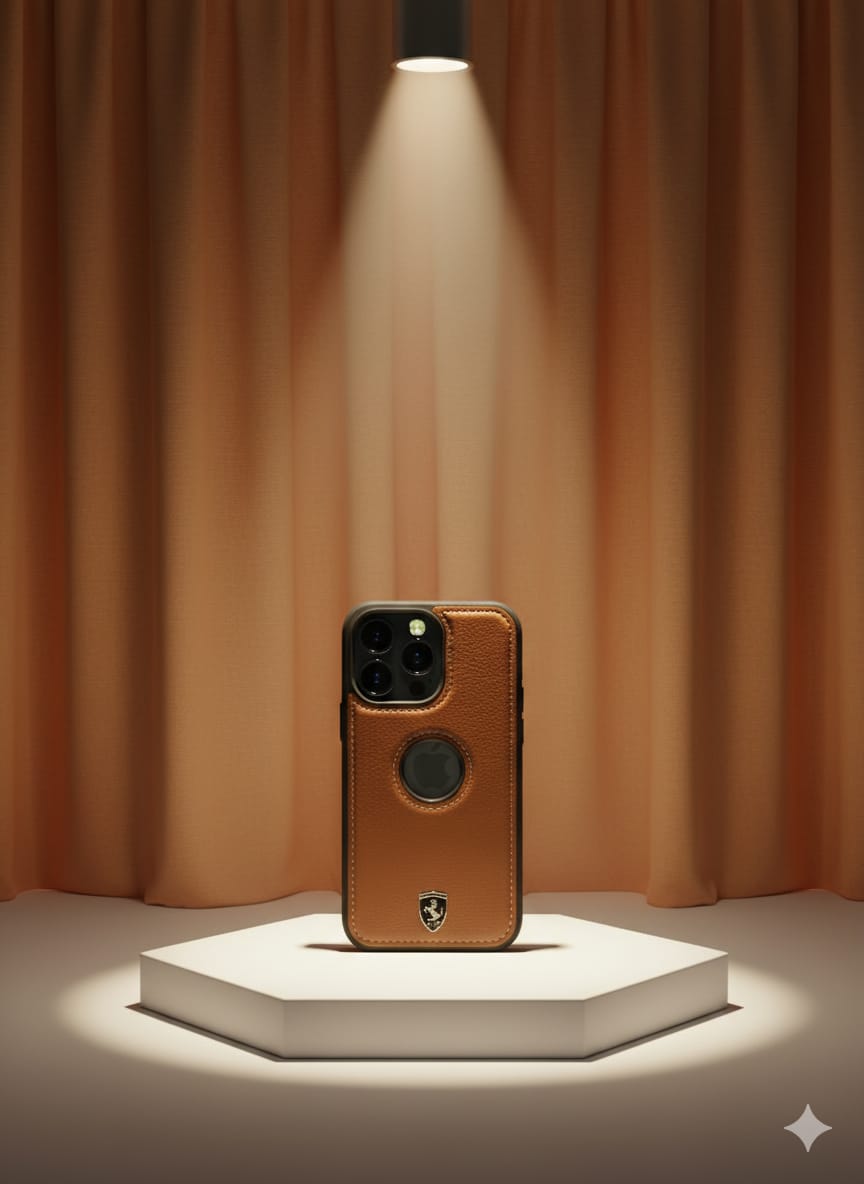 iPhone 13 PRO Leather Mobile Cover BROWN