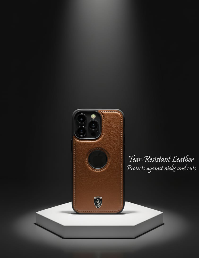 iPhone 13 PRO Leather Mobile Cover BROWN