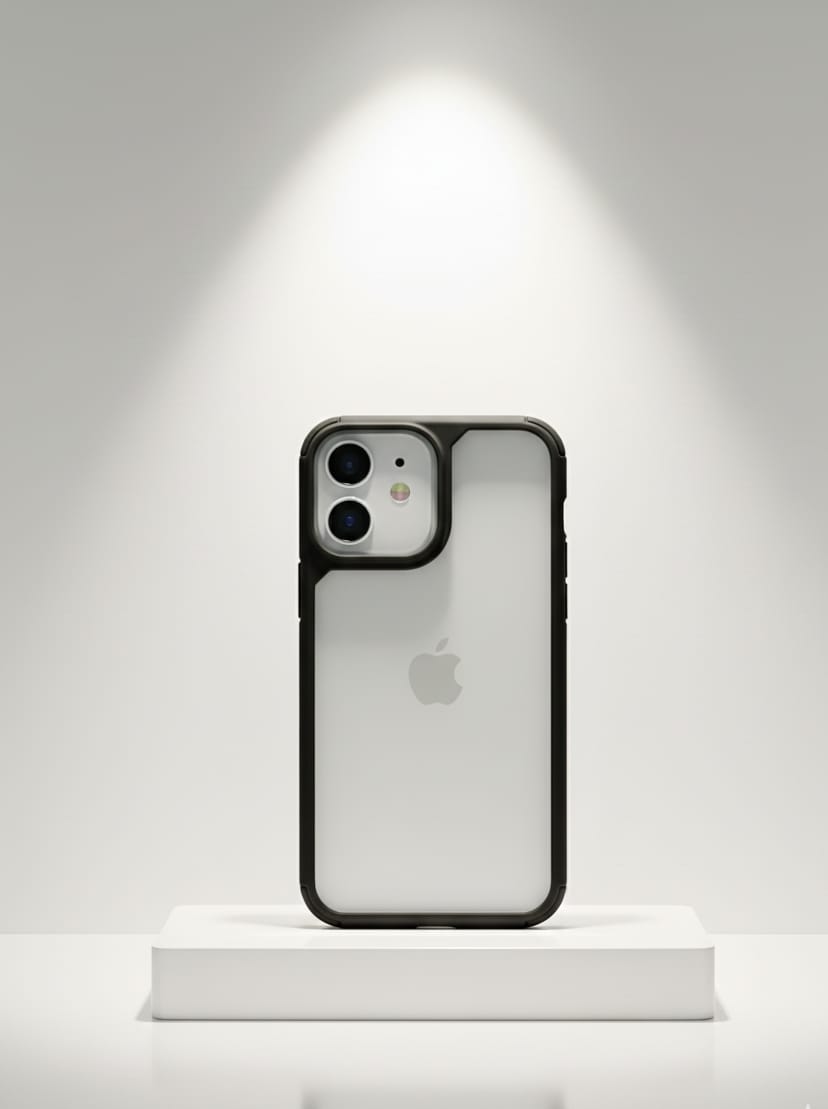 iPhone 14 PRO Mobile Cover MATTE BLACK EDGE DESIGN